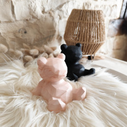 Ours Support Téléphone Portable en Résine – Décoration Design