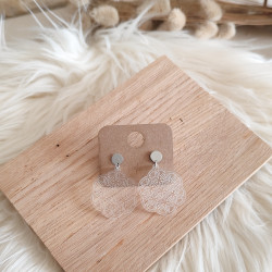 Boucles d’oreilles Fleur de Vie – Acrylique transparent