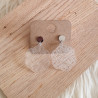 Boucles d’oreilles Fleur de Vie – Acrylique transparent