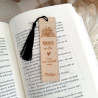 Marque page  en bois personnalisé - Livre