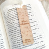 Marque page  en bois personnalisé - Affaires scolaires