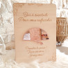 Pancarte / panneau en bois gravé - Bar à éventails - Décoration Mariage