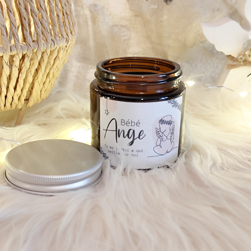 Bougie bébé ange parfumée