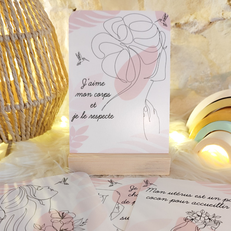 Cartes affirmation positive PMA