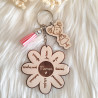 Porte clé en bois gravé personnalisable : Maman