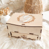 Boîte à bijoux en bois gravée personnalisable