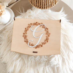 Boîte à bijoux en bois gravée personnalisable