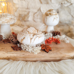 Trio de Champignons en Résine Naturelle
