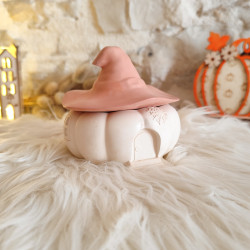 Pot Citrouille Halloween en resine naturelle – Déco & Rangement