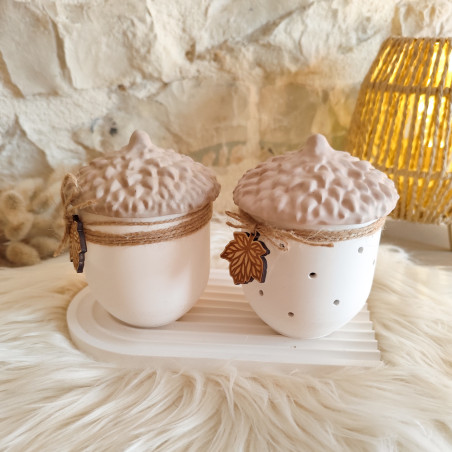 Gland décoratif en résine naturelle – Lanterne et/ou pot déco