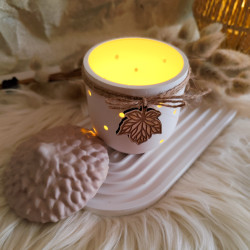 Gland décoratif en résine naturelle – Lanterne et/ou pot déco