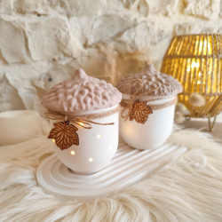 Gland décoratif en résine naturelle – Lanterne et/ou pot déco