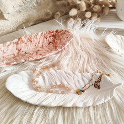 Vide-poche plume, délicatesse en résine naturelle