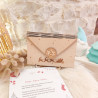 Enveloppe en bois pour le Père Noël