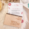 Enveloppe en bois pour le Père Noël