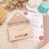 Enveloppe en bois pour le Père Noël
