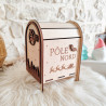 Boite aux lettres du Père Noël en bois