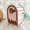 Boite aux lettres du Père Noël en bois