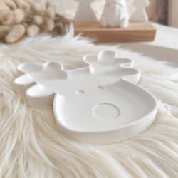 Plateau/vide poche Renne en Résine Naturelle