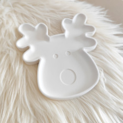 Plateau/vide poche Renne en Résine Naturelle