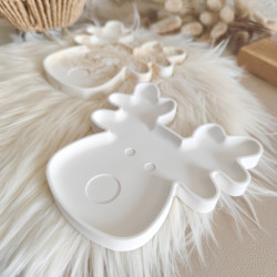 Plateau/vide poche Renne en Résine Naturelle