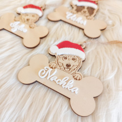 Boule de noël Chien