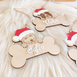 Boule de noël Chien