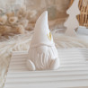 Gnome en résine naturelle - Décor Noël fait main