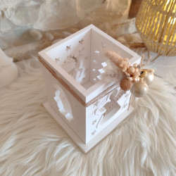 Cube lanterne fait main – Décoration de Noël