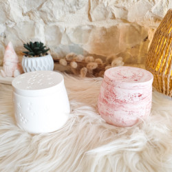 Pot étoile fait main en résine naturelle