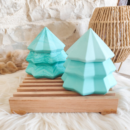 Pot Arbre de Noel - Résine naturelle | 14  x 11 cm