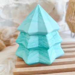Pot Arbre de Noel - Résine naturelle | 14  x 11 cm