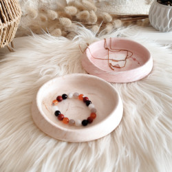 Vide-poche vague irrégulier en résine naturelle – Objet déco maison