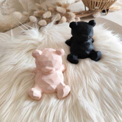 Ours Support Téléphone Portable en Résine – Décoration Design